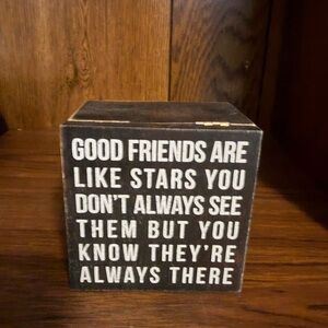 Primitives by Kathy Black and White Friendship Block